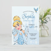 Invitation Anniversaire de la princesse, fête royale (Debout devant)