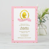 Invitation Anniversaire de la princesse rose Cameo (Debout devant)