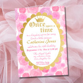 Invitation Anniversaire de la princesse royale rose