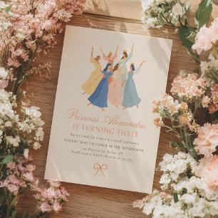 Invitation Anniversaire de la princesse vintage Fairytale