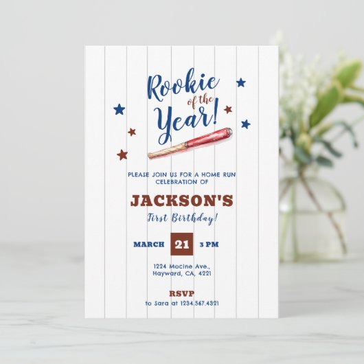 Invitation Anniversaire de la Recrue de l'Année (Debout devant)