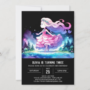 Invitation Anniversaire de la reine Boho Princess