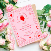 Invitation Anniversaire de la Reine des Coeurs