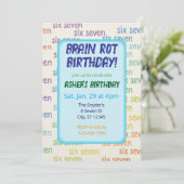 Invitation Anniversaire de la Rot du Cerveau Bleu Six Sept (Debout devant)