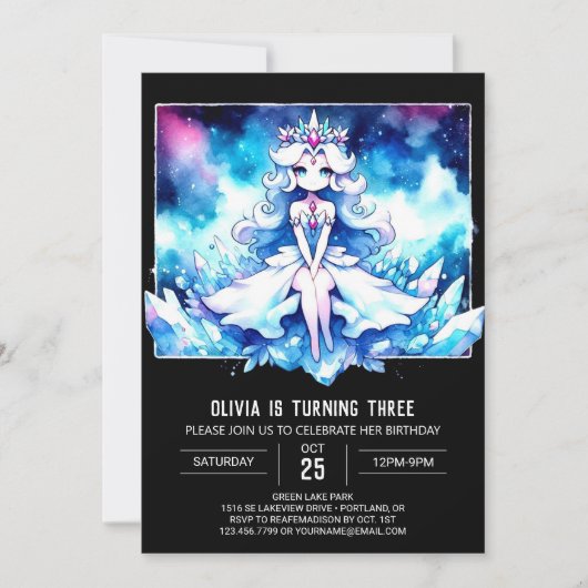 Invitation Anniversaire de la Royal Princess (Devant)