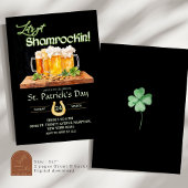 Invitation Anniversaire de la Saint-Patrick Trèfle Irlandais