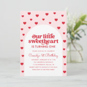 Invitation Anniversaire de la Saint-Valentin (Debout devant)