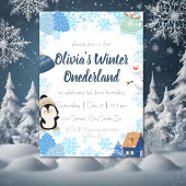 Invitation Anniversaire de la Saint-Valentin Flocon de Neige