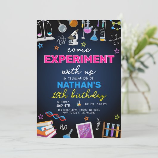 Invitation Anniversaire de la science folle (Debout devant)