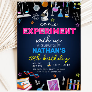 Invitation Anniversaire de la science folle