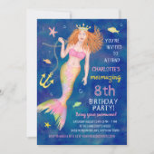 Invitation Anniversaire de la Sirène sous le Sea Redhead Pool (Devant)