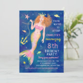 Invitation Anniversaire de la Sirène sous le Sea Redhead Pool (Debout devant)