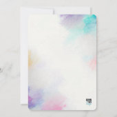 Invitation Anniversaire de la toile peinte (Dos)