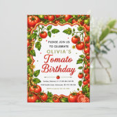 Invitation Anniversaire de la Tomate Rouge (Debout devant)