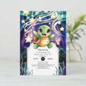 Invitation Anniversaire de la tortue marine (Debout devant)