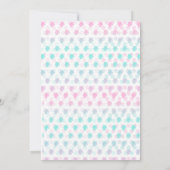 Invitation Anniversaire de la Unicorne Célébration (Dos)