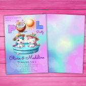 Invitation Anniversaire de la Unicorne Soeurs frèr