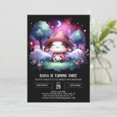 Invitation Anniversaire de la vache-enfant moderne (Debout devant)