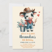 Invitation Anniversaire de la Vache Sainte (Devant)