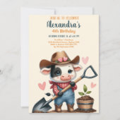 Invitation Anniversaire de la Vache Sainte (Devant)