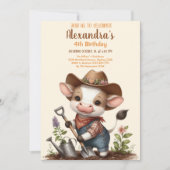 Invitation Anniversaire de la Vache Sainte (Devant)