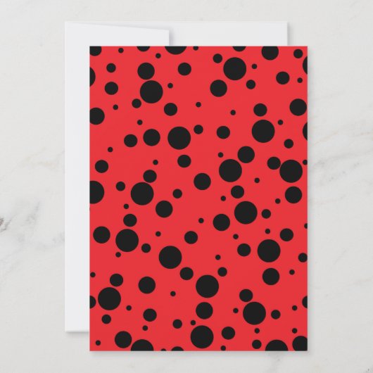 Invitation Anniversaire de Ladybug (Dos)