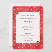Invitation Anniversaire de ladybugs   (Devant)