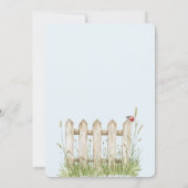 Invitation Anniversaire de Ladybugs (Dos)