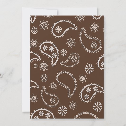 Invitation Anniversaire de l'affiche Recherchée (Dos)