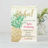 Invitation Anniversaire de l'Aloha (Debout devant)