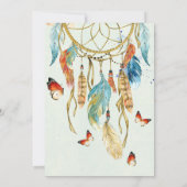 Invitation Anniversaire de l'amiral américain de Bohême (Dos)