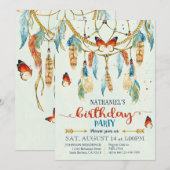 Invitation Anniversaire de l'amiral américain de Bohême (Devant / Derrière)