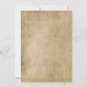 Invitation Anniversaire de l'amoureux du vin de la perfection (Dos)