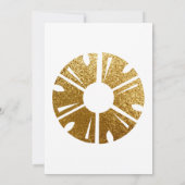 Invitation Anniversaire de l'ananas (Dos)