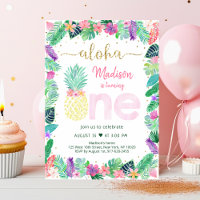 Anniversaire de l'ananas Floral Rose Gold