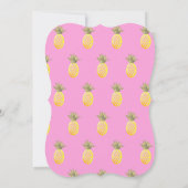 Invitation Anniversaire de l'ananas LUAU (Dos)