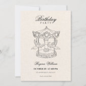 Invitation Anniversaire de l'ange  (Devant)