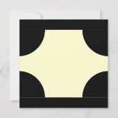 Invitation Anniversaire de l'année Jaune (Dos)