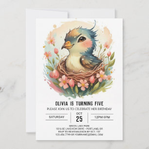 Invitation Anniversaire de l'Aquarelle dans les bois