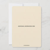 Invitation Anniversaire de l'Arche modifiable (Dos)