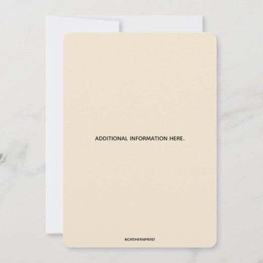 Invitation Anniversaire de l'Arche modifiable (Dos)