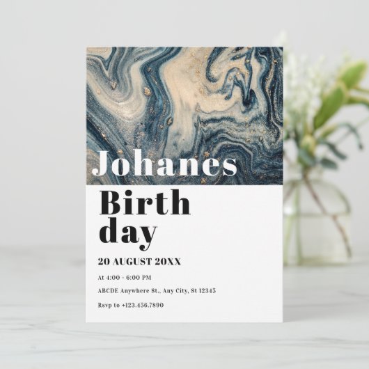 Invitation Anniversaire de l'art moderne (Debout devant)