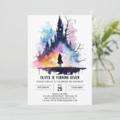 Invitation Anniversaire de l'Assistant de lavage de baguette  (Debout devant)