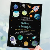 Invitation Anniversaire de l'astronaute