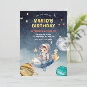 Invitation Anniversaire de l'astronaute et de l'espace aérien (Debout devant)