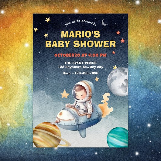 Invitation Anniversaire de l'astronaute et de l'espace aérien