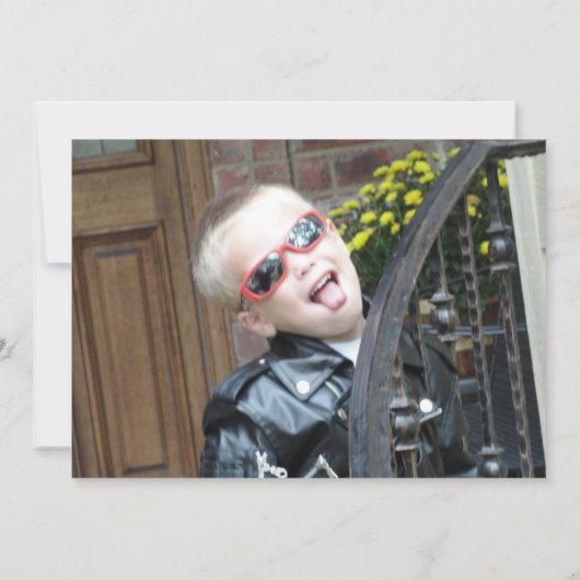 Invitation Anniversaire de l'écran de démarrage (Dos)