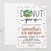 Invitation Anniversaire de l'élevage de Donut au c (Devant / Derrière)