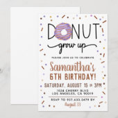 Invitation Anniversaire de l'élevage de Donut au c (Devant / Derrière)