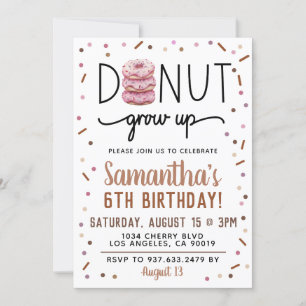 Invitation Anniversaire de l'élevage de Donut au c
